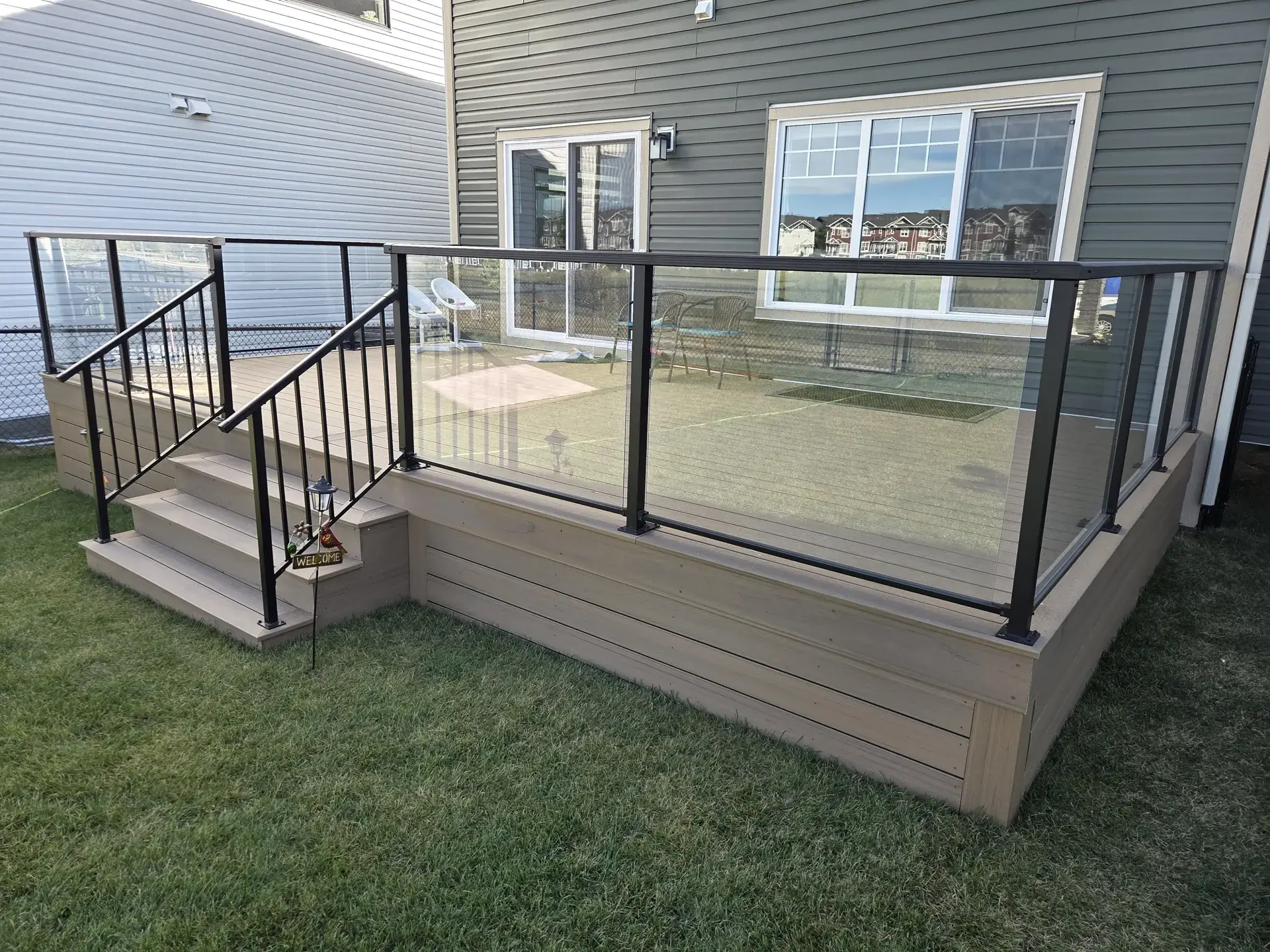 Featured composite deck project by Serenity Construction Calgary