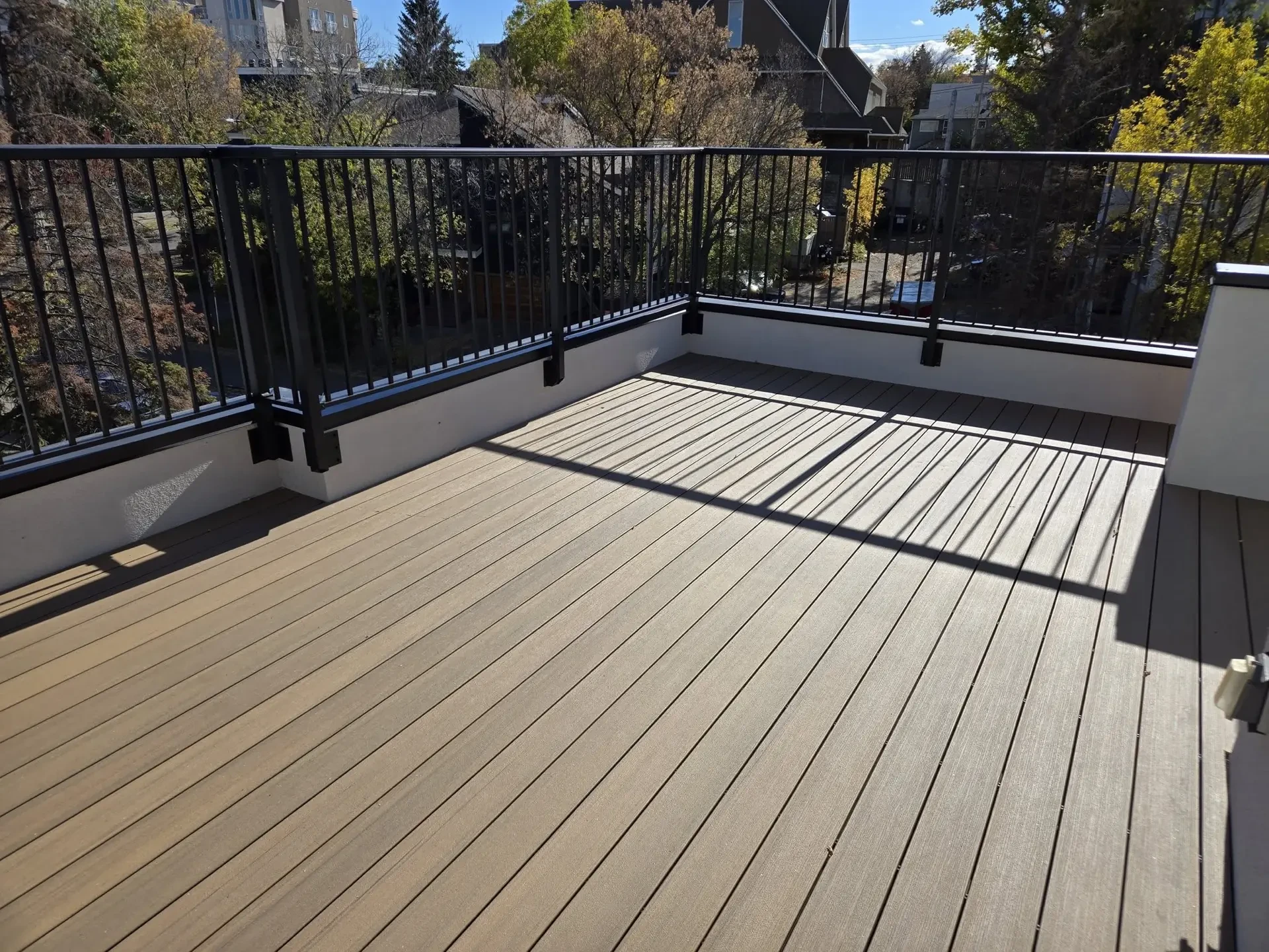 PVC vs composite decking comparison in Calgary