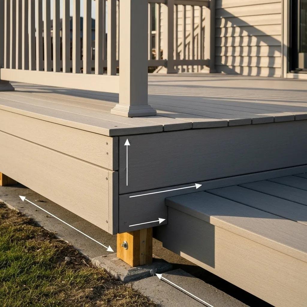 Custom deck designed for Calgary's climate showcasing weather-resistant materials and features