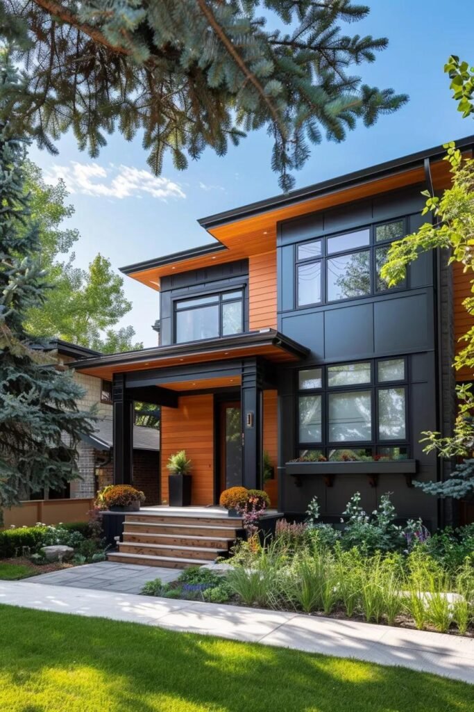 Calgary home with fresh siding built for durability and improved curb appeal