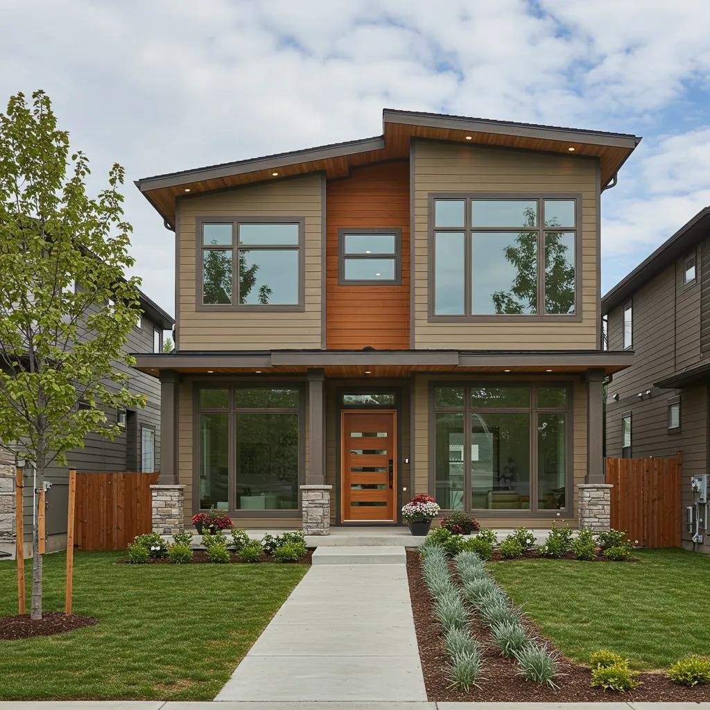 Modern Calgary home with innovative renovation features and sustainable design elements