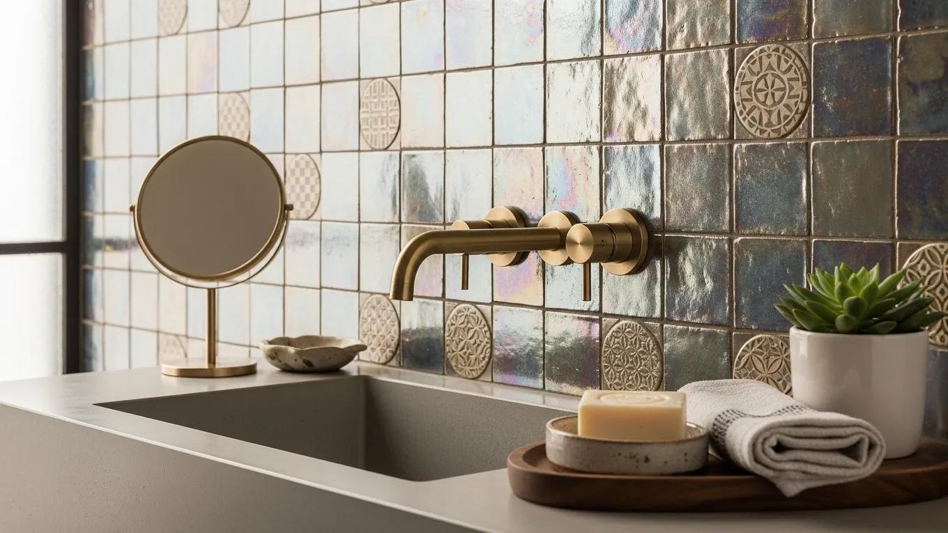 Unique bathroom design elements showcasing personalization and creativity